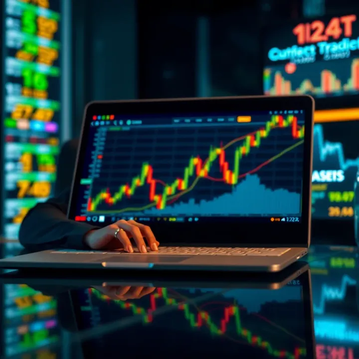 Illustration of risk management strategies in binary options trading