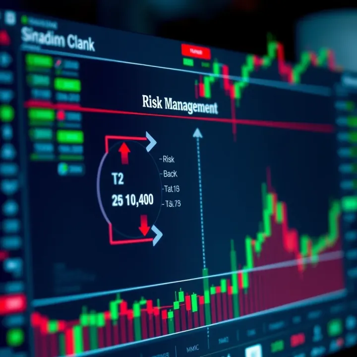 Diagram displaying risk management techniques for short-term binary options trades