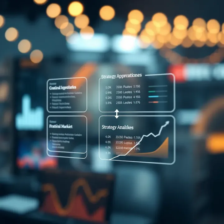 Diagram showing practical applications and strategic approaches in market analysis