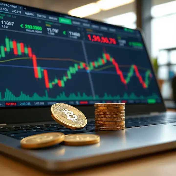 Understanding Demo and Real Account Fund Separation Digital representation of demo account funds separate from real account balance on a trading platform